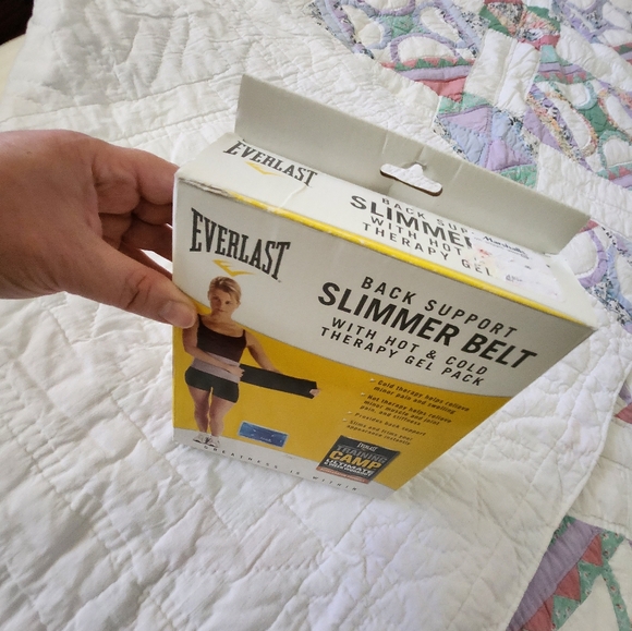 Back Support Slimmer Belt With Hot&Cold Therapy Gel Pack Everlast - Picture 7 of 10
